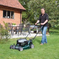 Try the Hayter R53S Power-Driven Recycling Lawn Mower VS ES (Sens-A-Speed Transmission)
    
