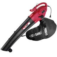 New electric-powered garden-blower vac with shredding blades!
    