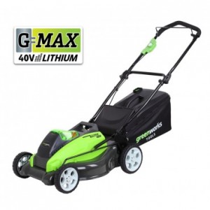 Greenworks g-max, Greenworks cordless lawn mower