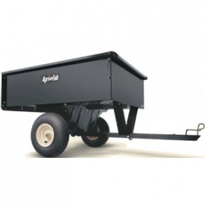 Utility steel tipping trailer