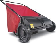 Clear summer leaves with our push sweeper!