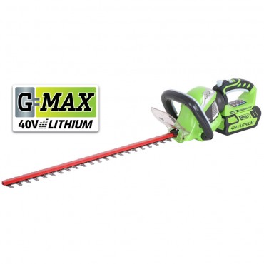 Greenworks g-max 40 V hedge trimmer