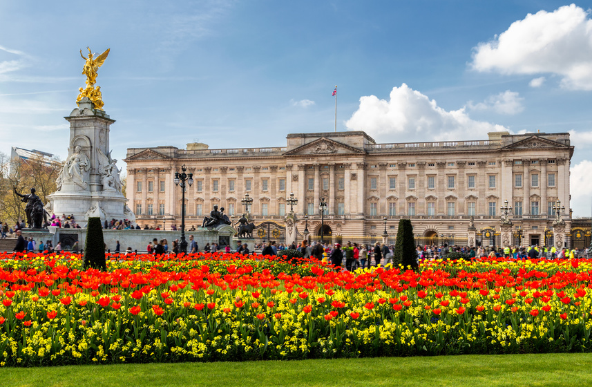 Buckingham Palace in London, United Kingdom.